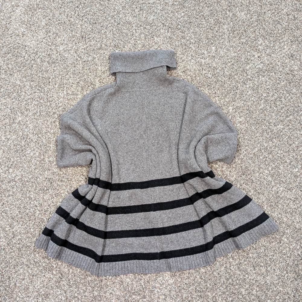 Eileen Fisher Wool Poncho Sweater Size Small / Medium